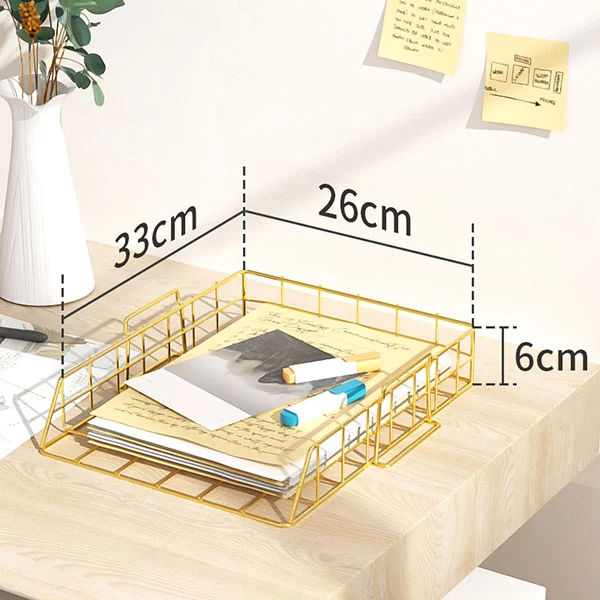 Metal Tray File Storage Rack