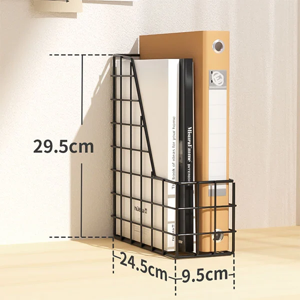 Office Desktop Metal Magazine Rack