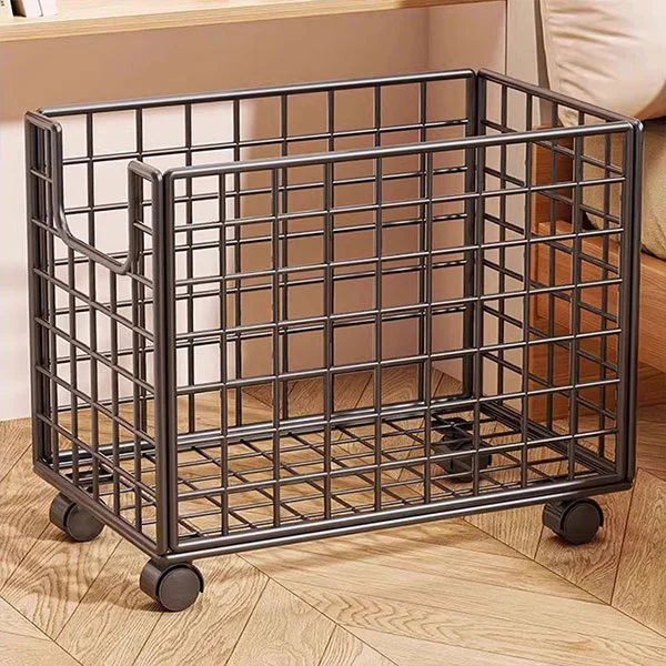 Portable Grid Laundry Basket